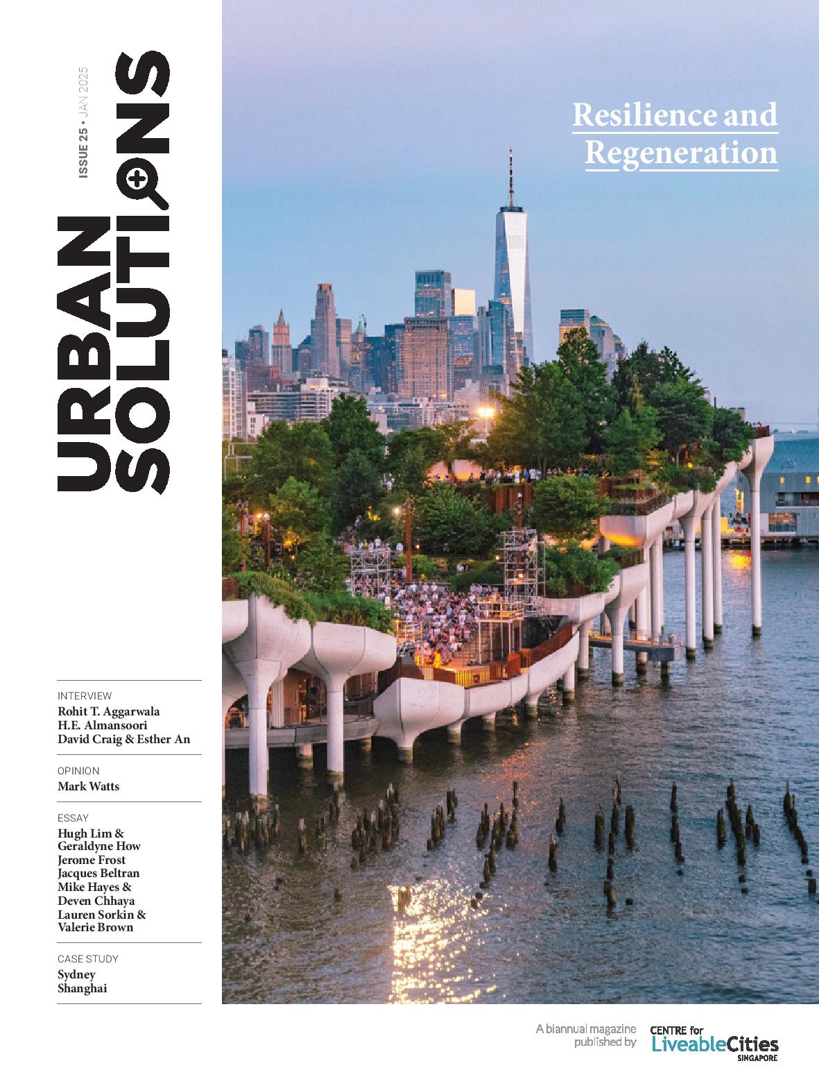 Urban Solutions Issue 25 Cover Page